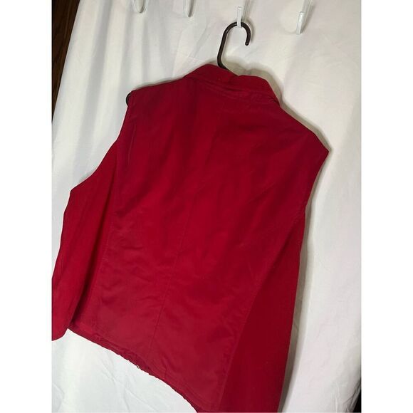 Columbia Red Full Zip Woman’s Vest Size 2X Woman’s - Picture 8 of 8